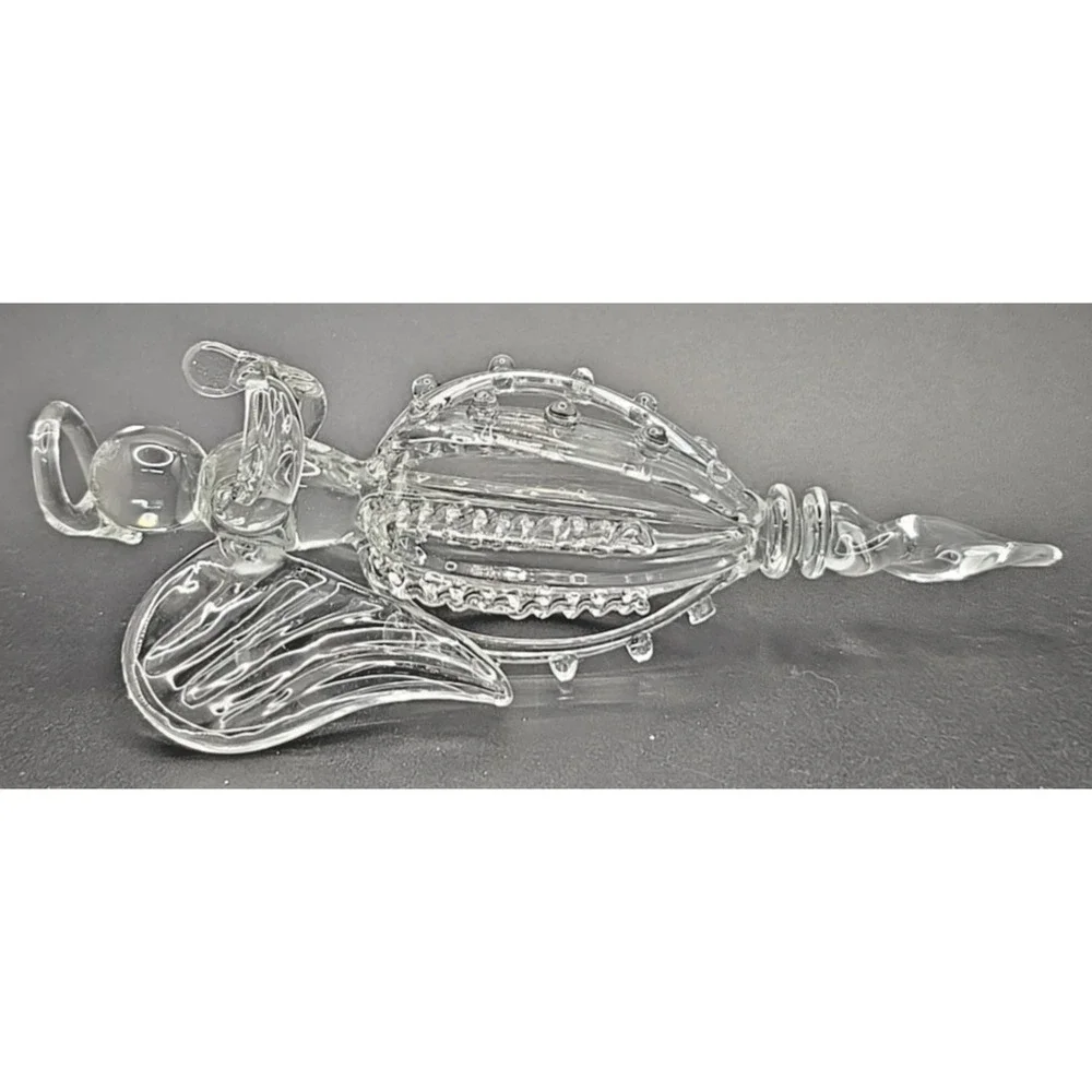 Vtg and‎ Blown Clear Spun Glass 6